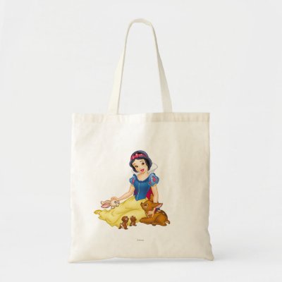 Snow White and Animal Friends Tote Bag