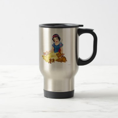 Snow White and Animal Friends Travel Mug