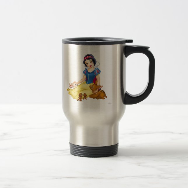 Snow White and Animal Friends Travel Mug (Right)