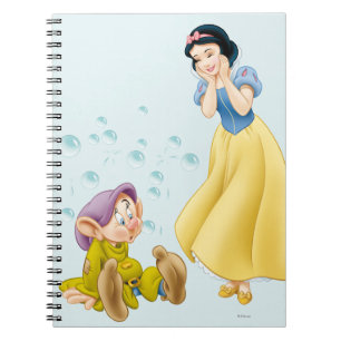 Snow White and Dopey Bubbles Notebook
