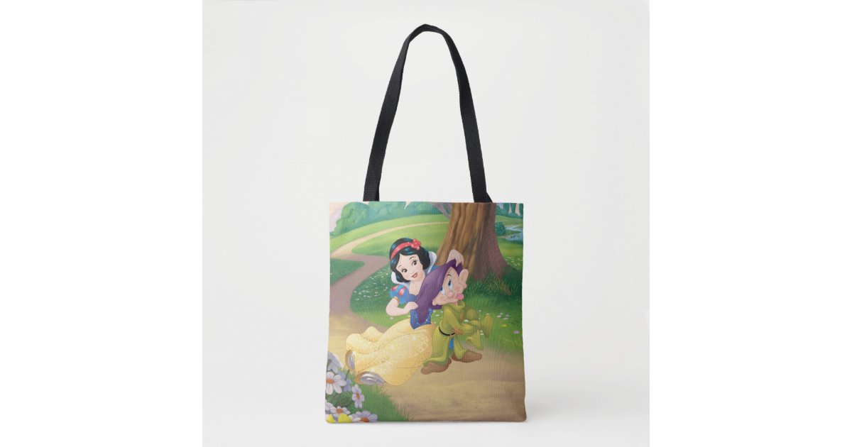 Snow White And Dopey Tote Bag Zazzle 