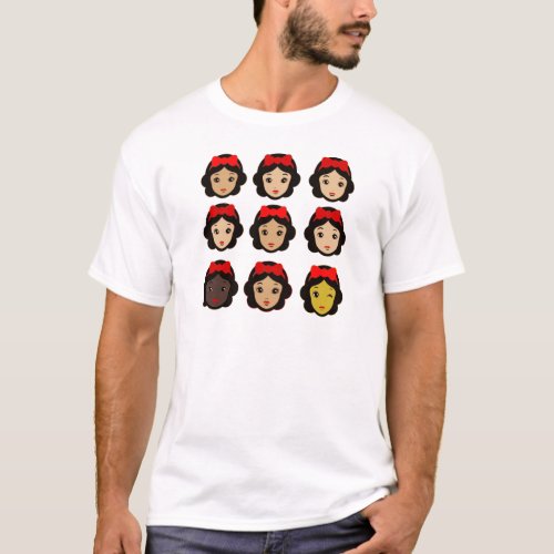 Snow White and eight clones T_Shirt