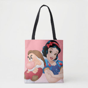 Snow White And Grumpy Tote Bag
