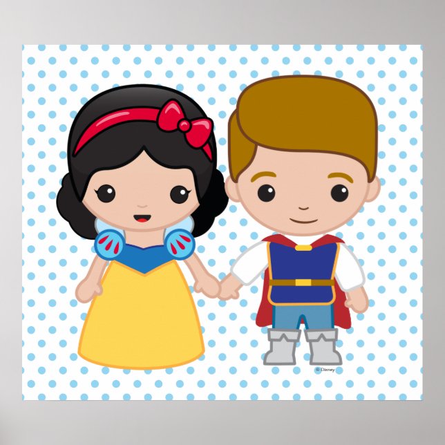 Snow White and Prince Charming Emoji 3 Poster (Front)