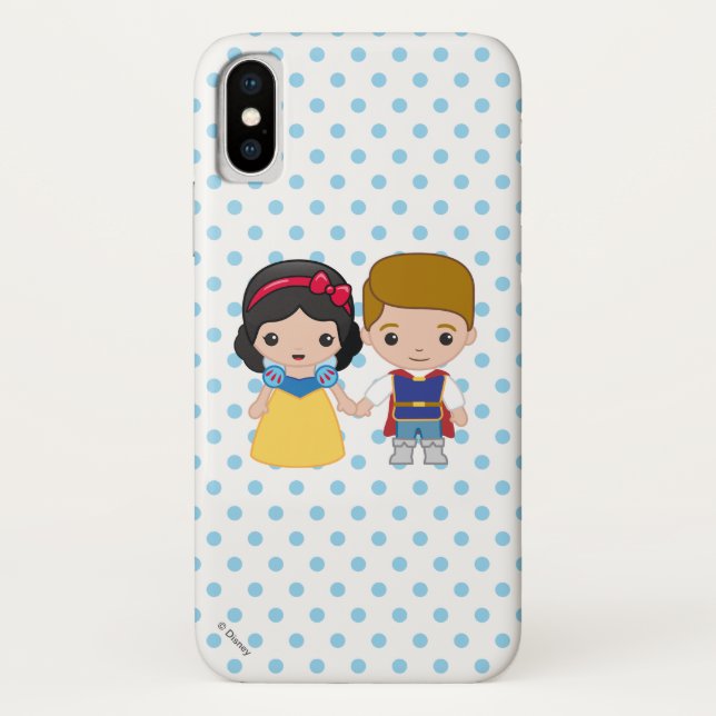 Snow White and Prince Charming Emoji Case-Mate iPhone Case (Back)