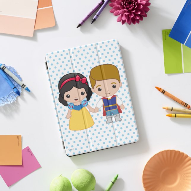 Snow White and Prince Charming Emoji iPad Air Cover (In Situ)