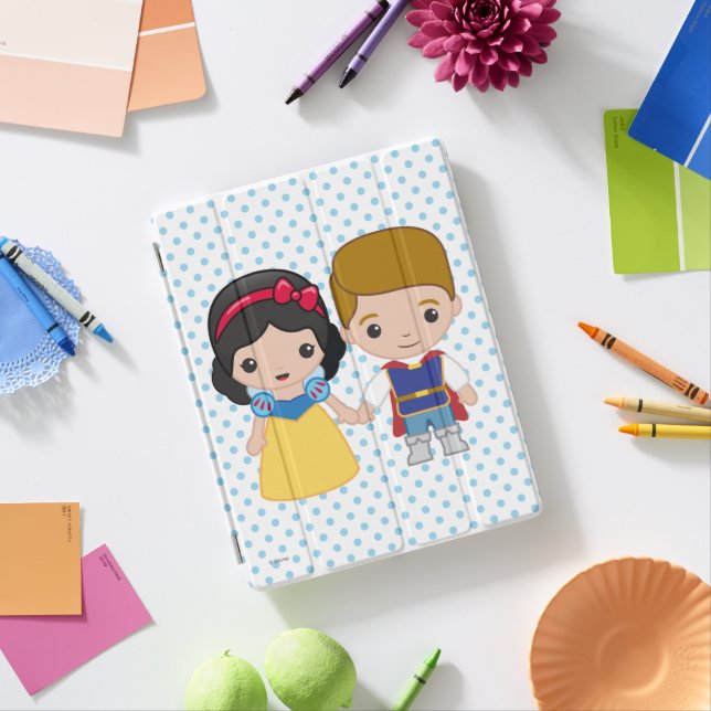 Snow White and Prince Charming Emoji iPad Smart Cover (In Situ)