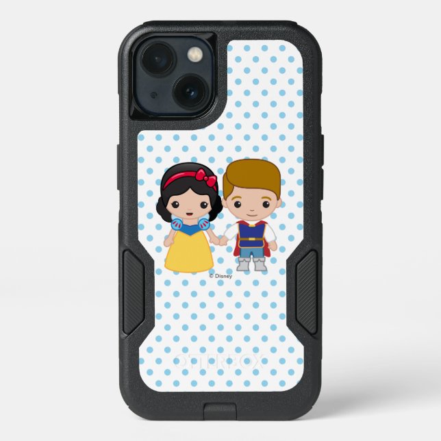 Snow White and Prince Charming Emoji Otterbox iPhone Case (Back)