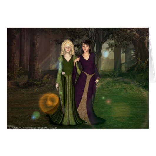 Snow White and Rose Red Cards (Front Horizontal)