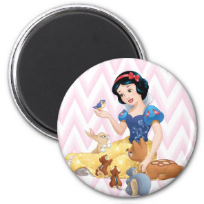 Snow White and the Forest Animals Magnet