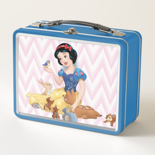 Snow White and the Forest Animals Metal Lunch Box