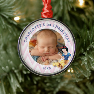 Snow White and the Forest Animals Metal Ornament