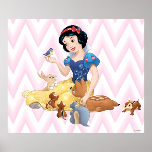 Snow White and the Forest Animals Poster