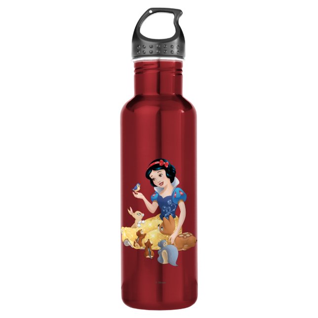 Snow White and the Forest Animals Water Bottle (Front)