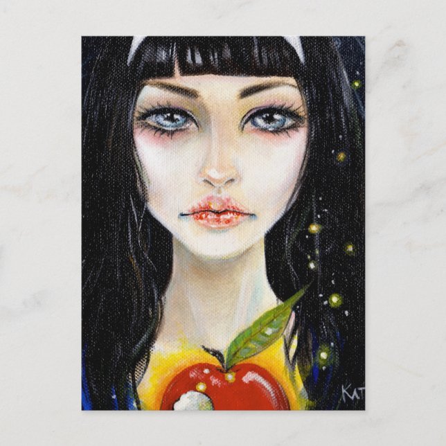 Snow White and the Poison Apple postcard (Front)