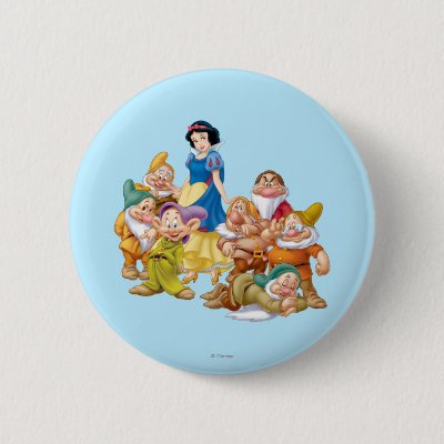 Snow White and the Seven Dwarfs 2 Button