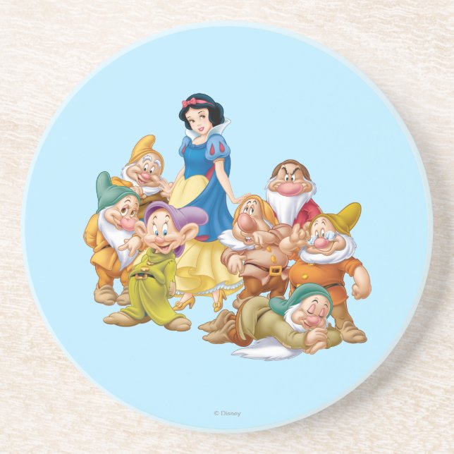 Snow White and the Seven Dwarfs 2 Coaster (Front)