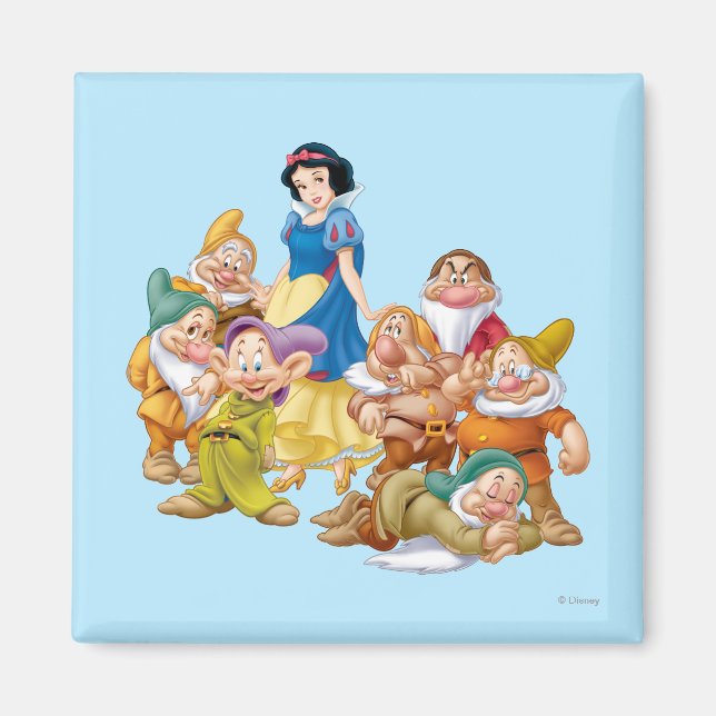 Snow White and the Seven Dwarfs 2 Magnet (Front)