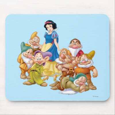 Snow White and the Seven Dwarves colour the Story Pad 