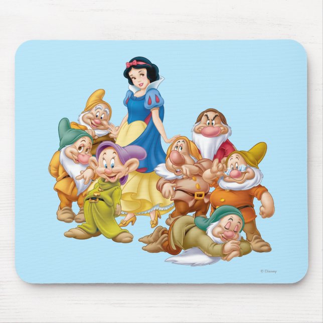Snow White and the Seven Dwarfs 2 Mouse Pad (Front)