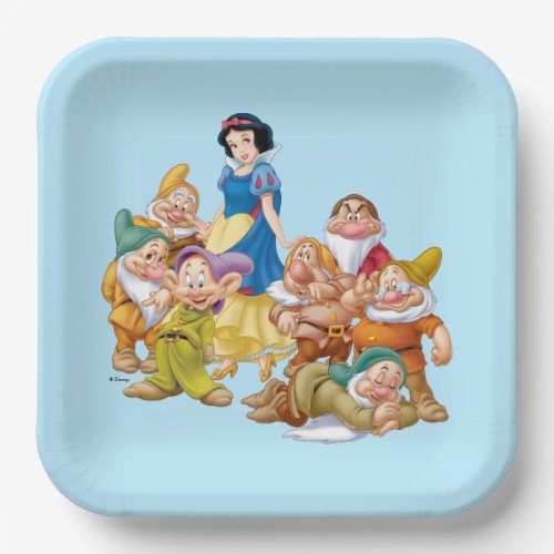 Snow White and the Seven Dwarfs 2 Paper Plates