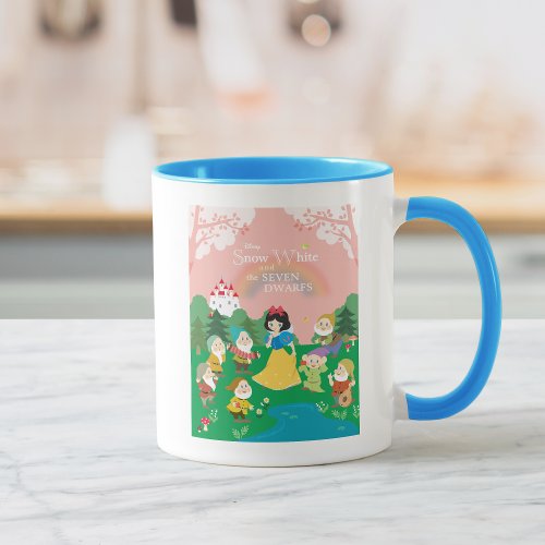 Snow White and the Seven Dwarfs Cartoon Mug