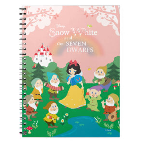 Snow White and the Seven Dwarfs Cartoon Notebook