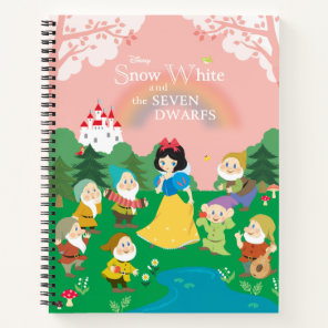 Snow White and the Seven Dwarfs Cartoon Notebook