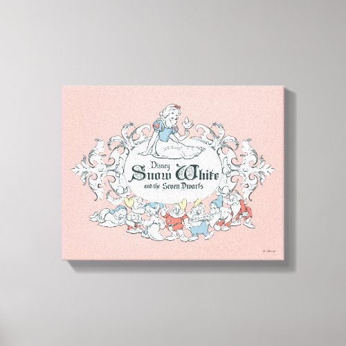 Snow White and the Seven Dwarfs  Fairest of All Canvas Print