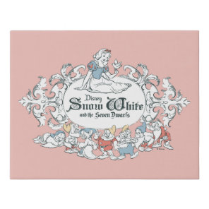 Snow White and the Seven Dwarfs | Fairest of All Faux Canvas Print