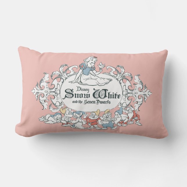 Snow White and the Seven Dwarfs | Fairest of All Lumbar Pillow (Front)