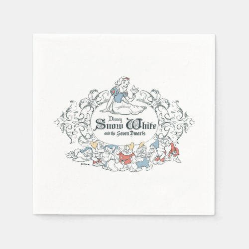 Snow White and the Seven Dwarfs  Fairest of All Napkins