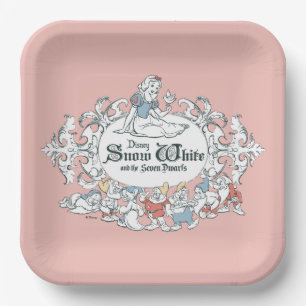 Snow White and the Seven Dwarfs   Fairest of All Paper Plates