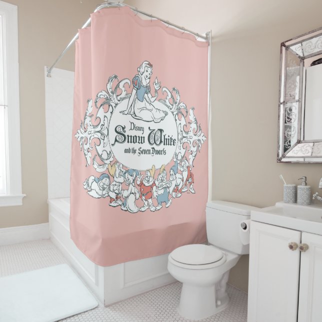 Snow White and the Seven Dwarfs | Fairest of All Shower Curtain (In Situ)