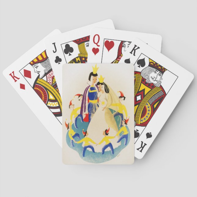 Snow White and the Seven Dwarfs Poker Cards (Back)