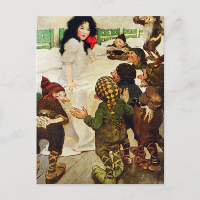 Snow White and the Seven Dwarfs Postcard (Front)