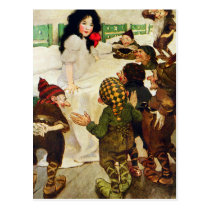 Snow White and the Seven Dwarfs Postcard Snow White and the Seven Dwarfs Postcard
