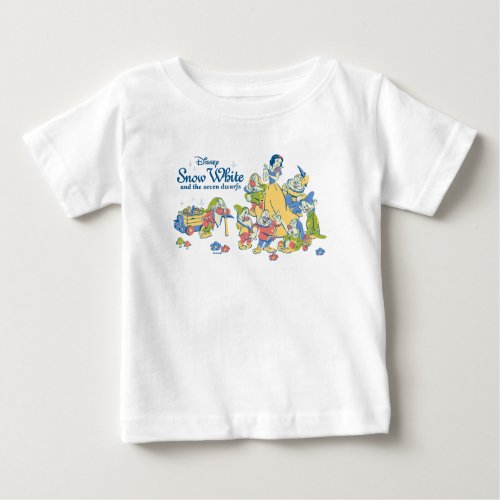 Snow White and the Seven Dwarfs taking a Break Baby T_Shirt