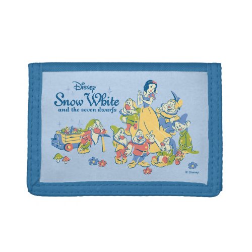 Snow White and the Seven Dwarfs taking a Break Trifold Wallet