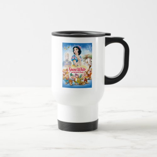 Snow White and the Seven Dwarfs with Evil Queen Travel Mug