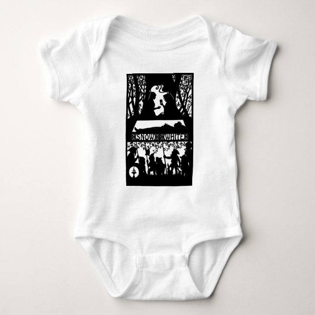 Snow White Baby Bodysuit (Front)