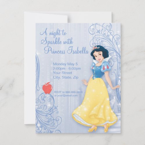 Snow White Birthday Invitation