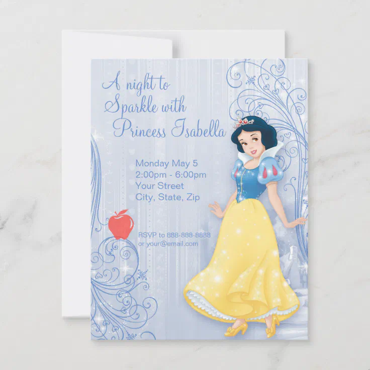 snow white birthday card