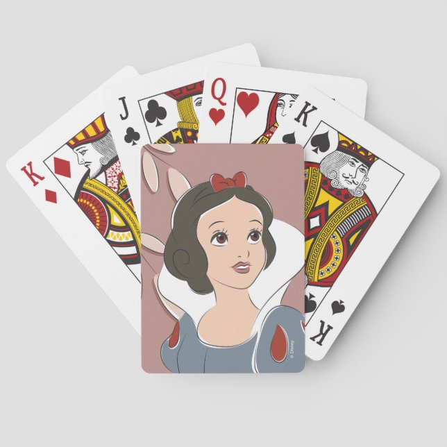 Snow White Captured Moment Playing Cards (Back)
