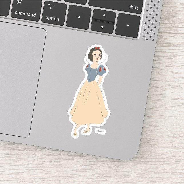 Snow White Captured Moment Sticker (Detail)