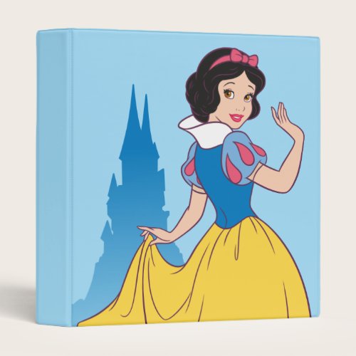 Snow White & Castle Graphic 3 Ring Binder Snow White & Castle Graphic 3 Ring Binder