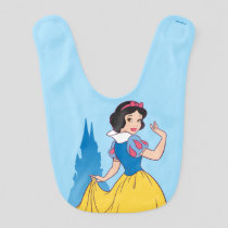 Snow White & Castle Graphic Baby Bib