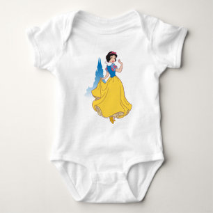 Snow White & Castle Graphic Baby Bodysuit