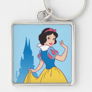 Snow White & Castle Graphic Keychain