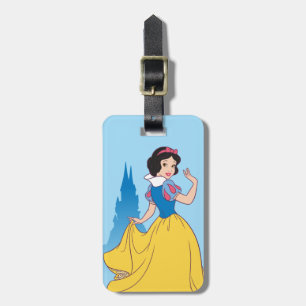 Snow White & Castle Graphic Luggage Tag